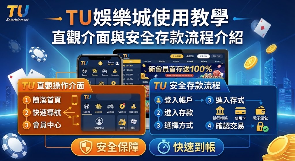 直觀介面與安全存款流程介紹