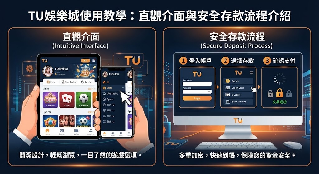 直觀介面與安全存款流程介紹